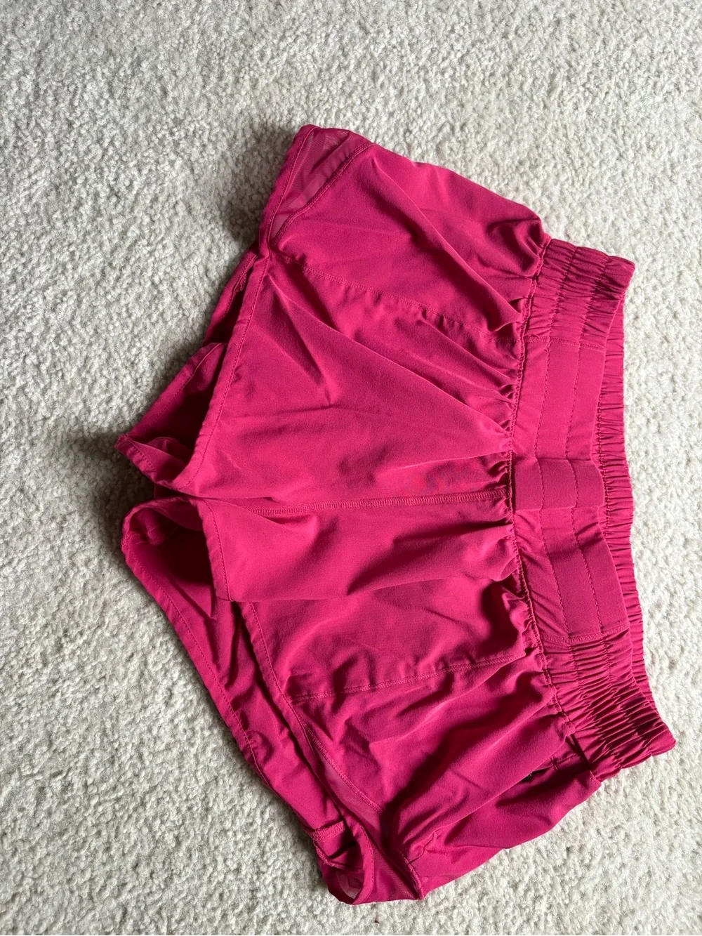 Women's Hot Pink Athletic Shorts